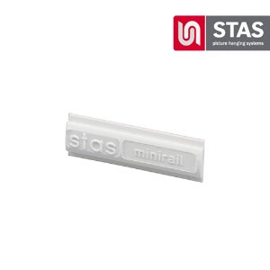 STAS 벽체 그림고정 미니 액자레일 연결 부속 PVC 10200 ST 레일 커넥터